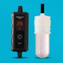 온도 조절 히터 수족관 어항 꾸미기 미니 수족관 히터 온도 조절 가능한 작은 물고기 탱크 거북이 전투