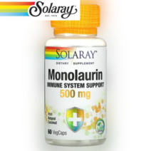 솔라레이 모노라우린 코코넛오일 500mg 60베지캡슐