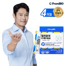 [프롬바이오] 프로바이오틱스 장건강엔 더착한 유산균 4개월 (30포X4박스), 단일속성