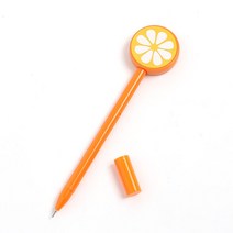 상큼 오렌지 과일 볼펜 중성볼펜, 상세 참조