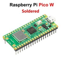 라즈베리파이 센서 코딩 모터 라즈베리 파이 피코 또는 Pico W 고성능 마이크로 컨트롤러 보드 유연한 디지털 인터페이스 포함, Pico W Solder
