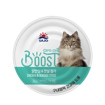 사조 옵티원 부스트 고양이 주식캔 160g, 닭안심&맛살첨가