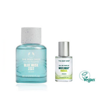 궁궐STORE 더바디샵 블루 머스크 제스트 오 드 뚜왈렛60ml+화이트 래디칼 퍼퓸15ml의점