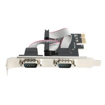 (NEXI) RS232 2포트 PCI-E카드 시리얼포트확장 LP브라켓