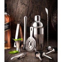 올인원 칵테일 쉐이커 바텐더용품, 칵테일 쉐이커 750ml