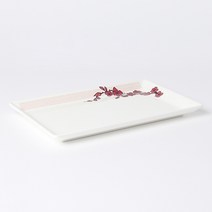 ZICCO 지코 멜라민 유안 벚꽃+화이트 업소용 볼 면기 대접 플레이트 컵