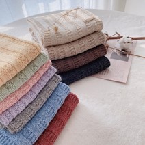 DIY손뜨개 대바늘목도리 뜨개질패키지 동영상포함(실+도안+영상 구성), 미들(남녀공용:2볼), 코지브라운