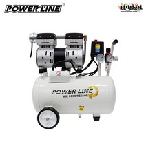 파워라인 저소음 콤프레샤 9L 1마력 PL-10ST