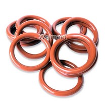고무오링 패킹 실리콘 오링 고무링 10pcs 와이어 직경 3.1mm OD10-200mm 오일 저항 실리콘 고무 씰링 링 고, 02 11mm
