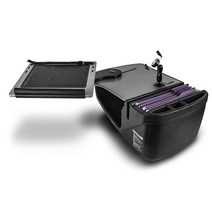AutoExec AUE10010 Reach 앞좌석 자동차 책상 그레이 마감 휴대폰 마운트 포함, Car Desk with Phone Mount, Grey, Grey