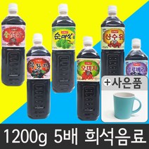 희석음료 음료수 음료 주스 쥬스 석류 복분자 매실 오미자 아이스티 (머그컵증정), 2-복분자차 1200g, 1200g