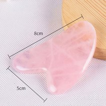 스파 테라피 제이드 보드 페이스 마사지기 천연 로즈 쿼츠 버섯 얼굴 등 발 침술 마사지 스크레이퍼 구아, 02 2