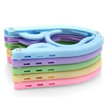 접이식 옷걸이 7p 여행용 출장용 휴대용 옷걸이, 접이식옷걸이바이올렛