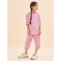핑크 레이어드 7부 상하세트 (BI2641U01Y)