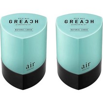 일본직발송 6. 노품 【정리 구매】 GREACH (글리치) 그리치 내츄럴 루즈 헤어 왁스 80G 블루 2 개 세트 B0, One Size, One Color