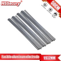 용접봉 롯드 50CM 저온 이지 멜트 알루미늄 용접봉 코어 와이어로드 납땜용 용접 전극, 04 1.6mmx50cm 10ps
