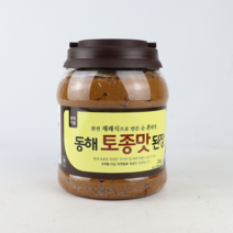 동해 토종맛 된장 자연발효 숙성 된장 3kg