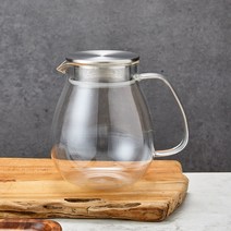 [모던하우스] 마이카페 스텐필터 잎차용 내열유리 티팟 950ml, 단품, 1개