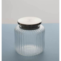플리츠 글라스 jar (유리밀폐용기 보관용기)
