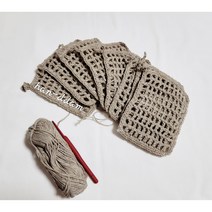 삼베수세미 핸드메이드수세미, 1개, 1개