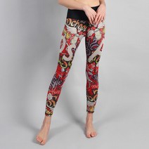 조이할리 피핀 여성 요가 레깅스 9부 필라테스레깅스 운동복 하의 빅사이즈 (55-99)