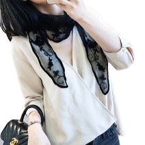 엔젤D 스카프 레이스 롱 스카프