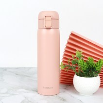 락앤락 이지 보온병 텀블러 스테인레스 원터치 테이블 머그 텀블러 보온보냉병, 핑크-03_이지 테이블 텀블러 500ml