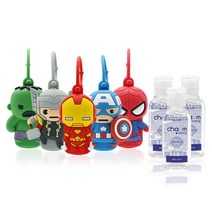 디즈니 마블 캐릭터 휴대용 손소독제 리필 30ml 2개, 베이비파우더 x 2p