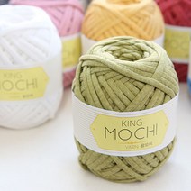 니뜨 왕모찌실(300g) 뜨개실무료도안증정 니뜨가방실사계절실패브릭얀소품실, 21.옐로우