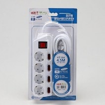 [무료배송]멀티코드 개별메인 4구 4.5M 16A 전기 멀티콘센트, 상세페이지 참조, 신디cp 1, 신디cp 본상품선택