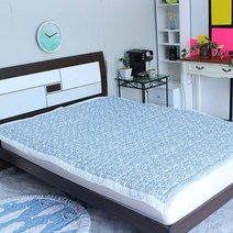 시어서커 여름패드 안개, 블루