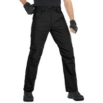 FREE SOLDIER 남성용 카고 전술 바지 립스톱 밀리터리 전투 작업 바지 경량 아웃도어 하이킹 바지 (카키 30W/30L)