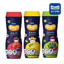 매일유업 요미요미 오가닉퍼프 유기농 쌀과자 42gx3개, 혼합맛(바나나망고/딸기블루베리/단호박고구마), 42g, 1세트