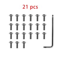 전동킥보드부품 전동킥보드배터리 샤오미 M365 프로 전기 스쿠터 스케이트 보드 배터리 하단 플레이트 부품에 대 한 7 2 PCS 나사 구획 커버, 06 21pcs screws