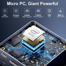 조립컴 영상편집컴퓨터 컴퓨터본체 조립pc 학생 사무용조립컴퓨터 GMKtec-NucBox 5 휴대용 PC 인텔 N5105, 01 미국, 01 8GB 128GB