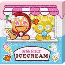 쿠키런킹덤 스윗 쿠키런 (캔버스) 보석십자수 25x25캔버스보석십자수 캔버스형보석십자수 캐릭터보석십자수 쿠키런보석십자수 쿠키런킹덤보석십자수 쿠키런굿즈 쿠키런킹덤굿즈 토이앤퍼즐 다이아몬드페인팅 비즈십자수 큐빅십자수 보석비즈 DIY키트 비즈아트 집콕놀이, 본상품
