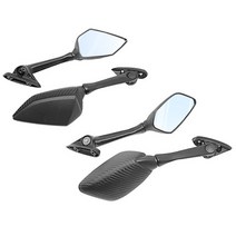 야마하 XMAX300 튜닝 사이드 미러 여유분 거울 투컬러 카본 엑스맥스 전년식, 사이드거울만, 카본무늬 미러