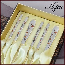 H.jin 클레식 봉황 부부 칼라 티타늄수저세트 (부부 숟가락 젓가락 2인용) 부모님 가족 친척선물 전통기념품 외국인 바이어답례품, A 스타일