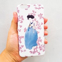 [터프케이스] 신윤복 미인도 패턴 케이스 명화 케이스, 아이폰XR, 선택옵션