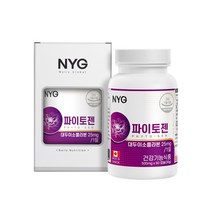 식약처인증 대두이소플라본 파이토케미컬 뼈건강에도움 여성건강기능식품 뉴일리 파이토젠60캡슐, 300캡슐, 5개