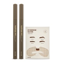 563랩 타투핏 브로우펜 0.9g, 02 다크브라운, 2개