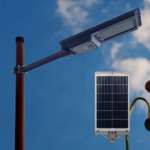 솔까든 태양광 가로등 LED 전등 야외등 일체형 농막 전원주택 고급솔라등 144LED 태양열 에너지 충전 솔라 이면도로 가로등, 일체형가로등 헤더