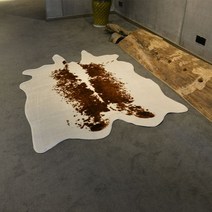 가죽 러그 대형 페이크 인조 북유럽 거실 소가죽 서재 귀여운 카펫