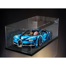 레고 부가티 시론 42083 아크릴 디스플레이 케이스 장식장 진열장, 18.3V레벨천장램프부티크하이베이스도색된, 3mm