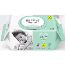 베피스 아기 물티슈 젠틀 소프트 캡형 물티슈 100매 10팩, 37팩
