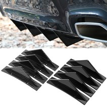 BMW 범퍼 범퍼플레이트 호환 4pcs 자동차 리어 디퓨저 bmw e46 e52 e53 e60 e90 e91 e92 e93 f30 f20 f10 f15 f13 m3 m5 m6, 탄소 섬유