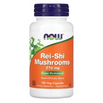 나우푸드 영지버섯 270mg 가노데린산 트리테르펜 100 베지캡슐, 1개, 기본