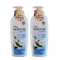 온더바디 울트라 모이스처 바디워시 코튼플라워향 785ml, 2개