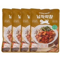 쿠캣 납작막창 250g 4개 닭갈비 닭발 닭바베큐 뚝불 짜글이 곱도리탕 부대찌개 감자탕, 쿠캣 납작막창 250g X 4개