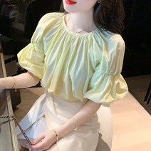 블링블링 하객룩 블라우스 오피스 깔끔한 셔츠